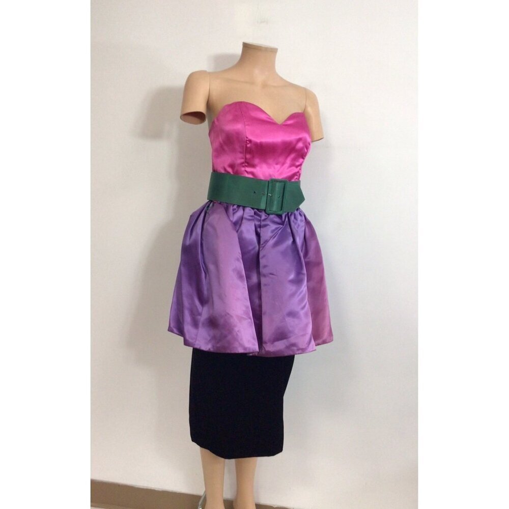 Saks Fifth Avenue Vintage Velvet Dress Y2K 90’s Womens 8